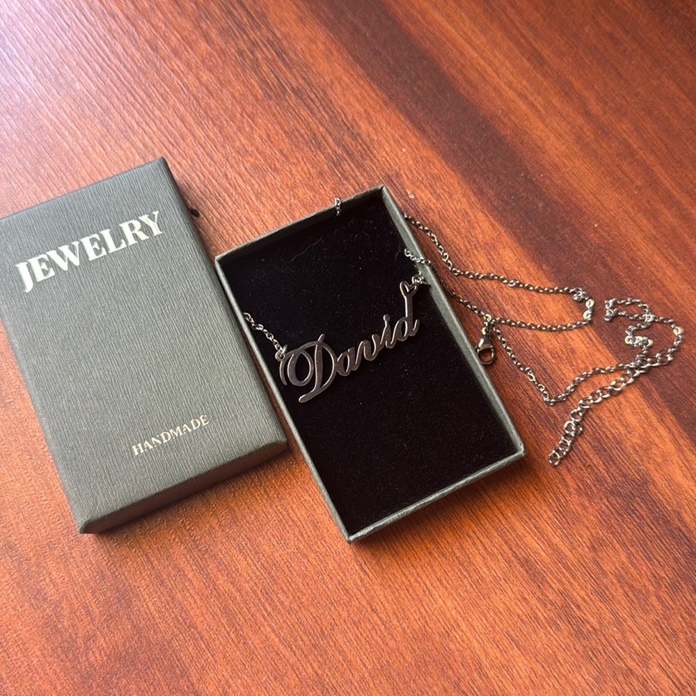 Stainless steel necklace (David)